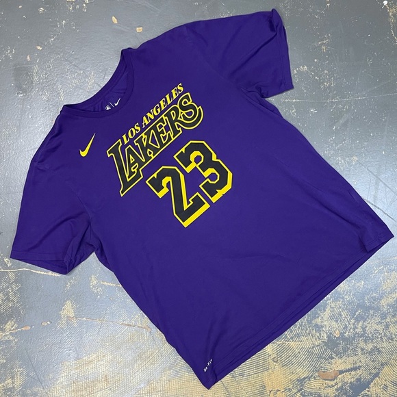 Nike Other - Nike Lebron James City Jersey Shirt AO0895-551 XL 23 Los Angeles Lakers NBA LA